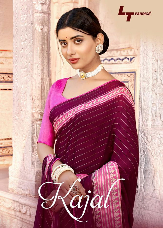 Lt Kajal Fancy Ethnic Wear Wholesale Printed Designer Saree Catalog